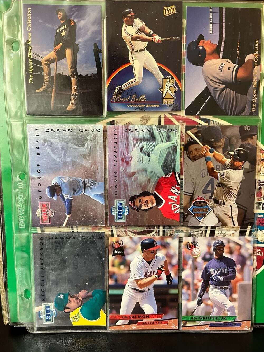 1997 Upper Deck Baseball Trading Cards Lot Featuring Ken Griffey Jr. and Legends